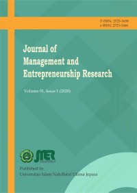 Image of online :JMER: Journal of Management and Entrepreneurship Research (Online Jurnal Magister Manajemen)