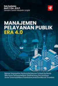 Image of Manajemen Pelayanan Publik 4.0