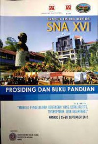 Simposium Nasional Akuntansi  XVI (Prosiding Magister Manajemen)