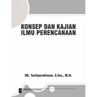 Image of Konsep dan kajian ilmu perencanaan
